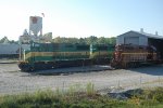 Louisville & Indiana RR #2378, 2376 & 2004 at Jeffersonville engine terminal